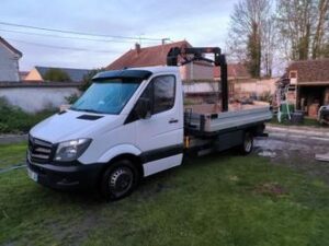 Camion Grue Mercedes-Benz 514 Cabine 43 3T5